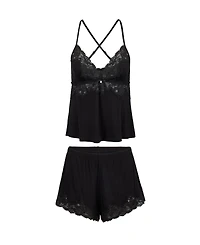 Adore Me Plus Lora Pajama Cami & Shorts Set