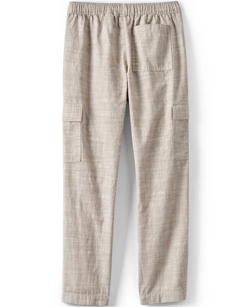 Lands' End Girls Woven Pull On Utility Cargo Pants