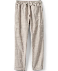 Lands' End Girls Woven Pull On Utility Cargo Pants
