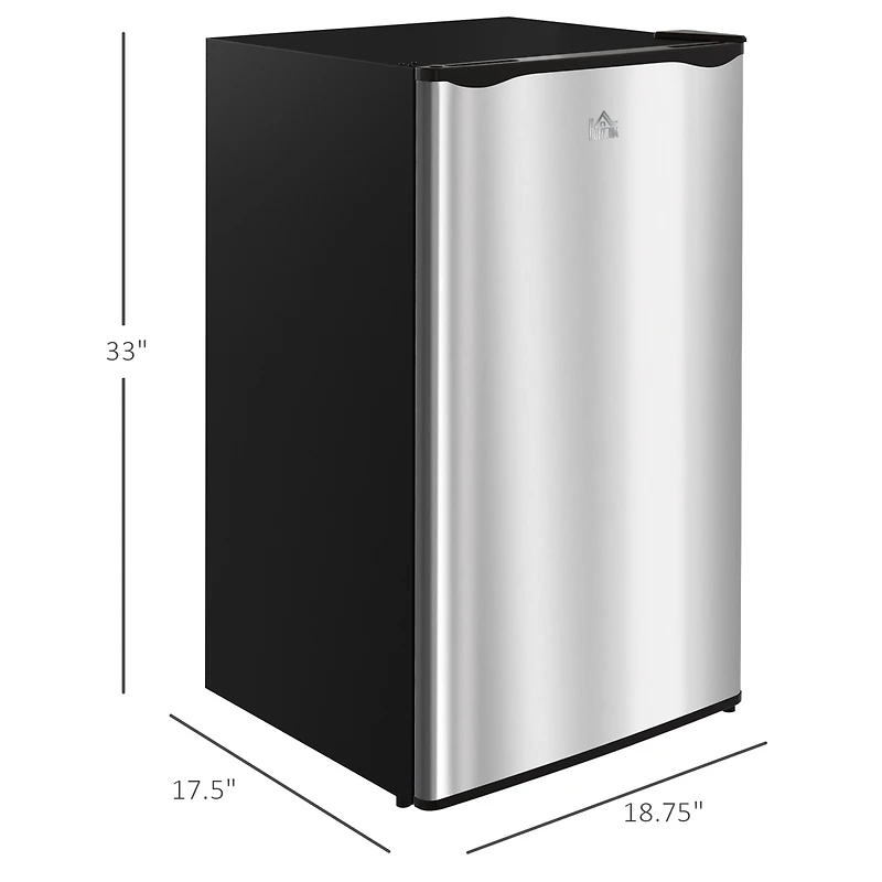 3.2 Cu.Ft Mini Fridge with Freezer, Compact Refrigerator,
