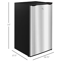 3.2 Cu.Ft Mini Fridge with Freezer, Compact Refrigerator,