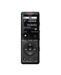 Sony Slim Design Digital Voice Recorder (Black) with Accessory Bundle