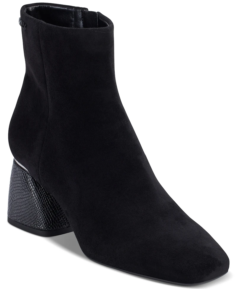 Dkny Women's Caleena Block Heel Dress Boots