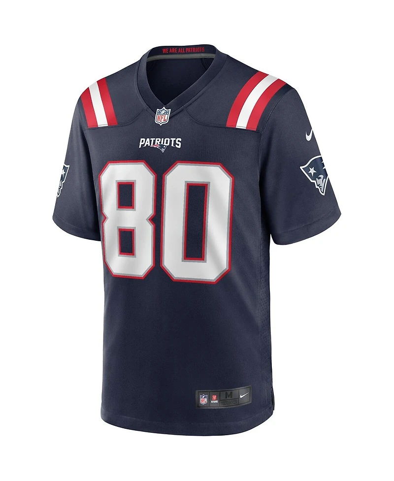 Nike Men's Troy Brown Navy New England Patriots Game Retired Player Jersey
