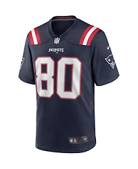 Nike Men's Troy Brown Navy New England Patriots Game Retired Player Jersey