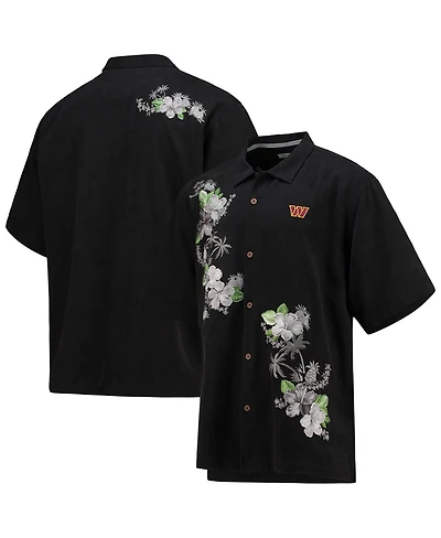 Tommy Bahama Men's Black Washington Commanders Azule Oasis Button-Up Shirt