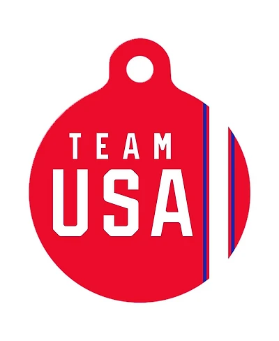 All Star Dogs Team Usa Logo Dog Tag