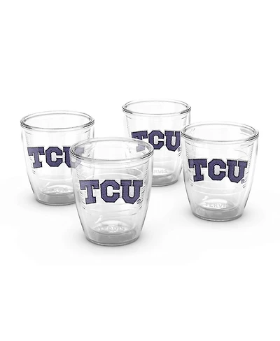 Tervis Tumbler Tcu Horned Frogs 4-Pack 12oz. Emblem Tumbler Set