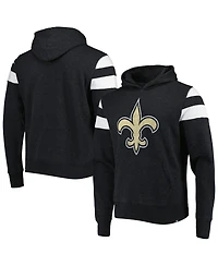 '47 Brand Men's Heathered Black New Orleans Saints Premier Nico Pullover Hoodie