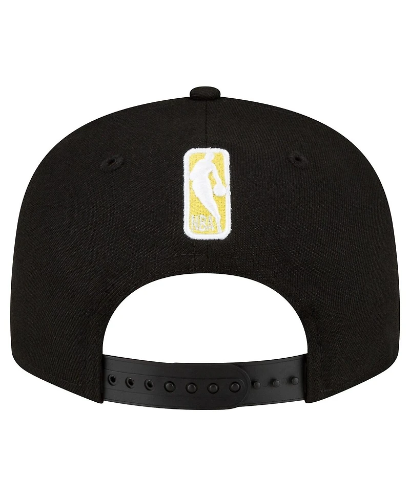 New Era Men's Black Utah Jazz Team Color 9FIFTY Snapback Hat