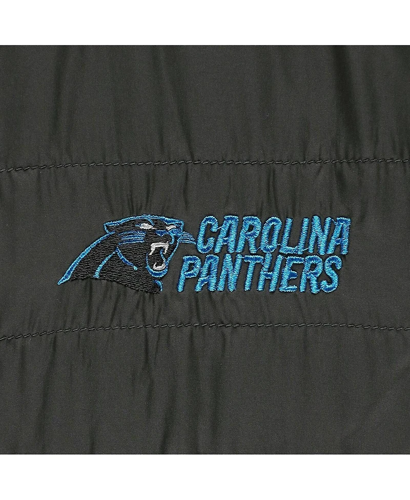 Dunbrooke Men's Heather Black Carolina Panthers Explorer Tech Full-Zip Jacket
