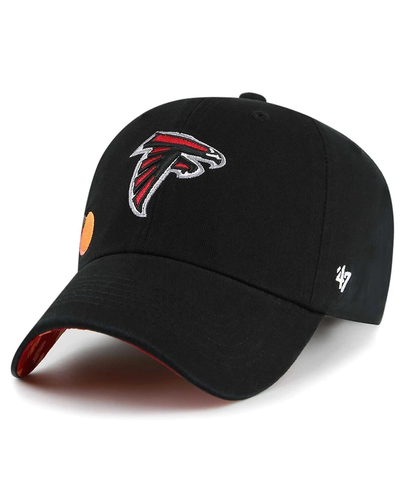 47 Brand Women's Black Atlanta Falcons Confetti Icon Clean Up Adjustable Hat