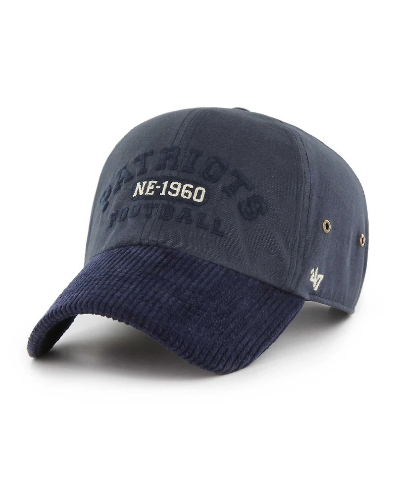 '47 Brand Men's Navy New England Patriots Ridgeway Clean Up Adjustable Hat