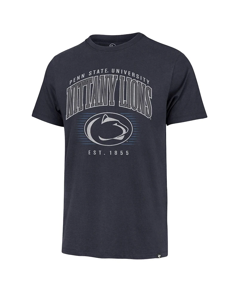 '47 Brand Men's Navy Penn State Nittany Lions Double Header Franklin T-Shirt