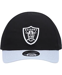 New Era Baby Boys and Girls Black/Silver Las Vegas Raiders My 1st 9TWENTY Adjustable Hat