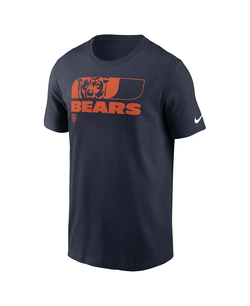 Nike Men's Navy Chicago Bears Air Essential T-Shirt
