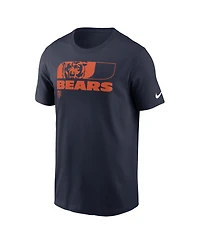 Nike Men's Navy Chicago Bears Air Essential T-Shirt