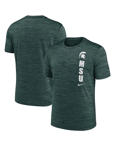 Nike Men's Green Michigan State Spartans 2024 Sideline Velocity Performance T-Shirt