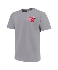 Image One Big Boys and Girls Gray Nebraska Huskers Hyperlocal Comfort Colors T-Shirt
