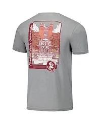 Image One Men's and Women's Gray Florida State Seminoles Hyper Local Campus Drawing T-Shirt