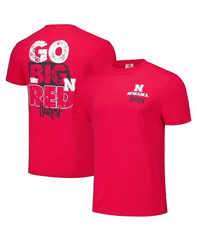 Image One Men's and Women's Scarlet Nebraska Huskers Hyper Local Go Big Red T-Shirt