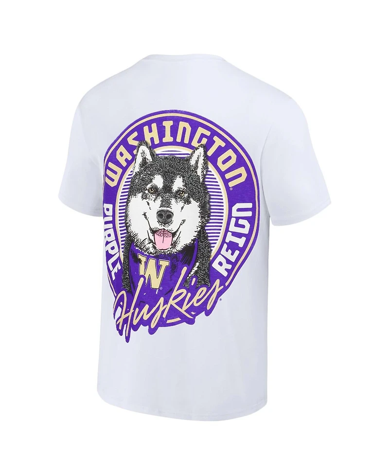 Image One Big Boys and Girls White Washington Huskies Hyperlocal Comfort Colors T-Shirt