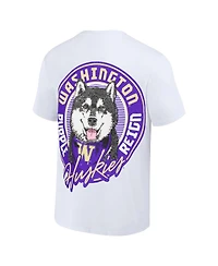 Image One Big Boys and Girls White Washington Huskies Hyperlocal Comfort Colors T-Shirt