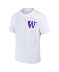 Image One Big Boys and Girls White Washington Huskies Hyperlocal Comfort Colors T-Shirt