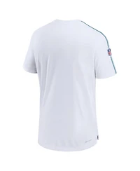 Nike Men's White Jacksonville Jaguars Throwback Sideline Alternate Logo Coach Performance Top