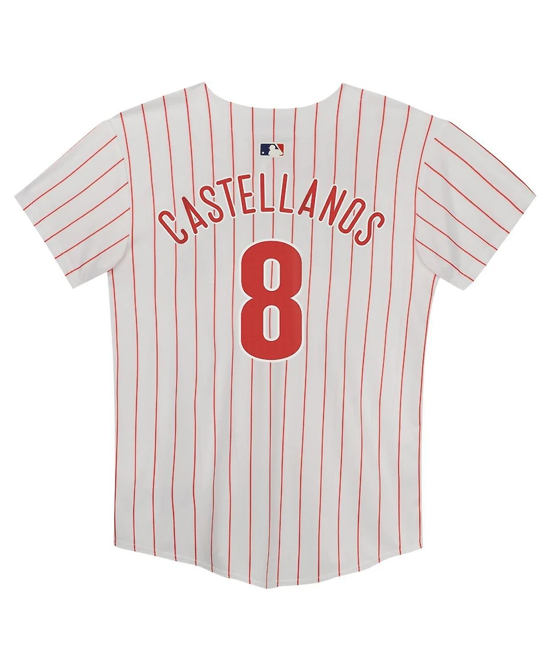 Nike Preschool Nick Castellanos White Philadelphia Phillies Home Game Jersey