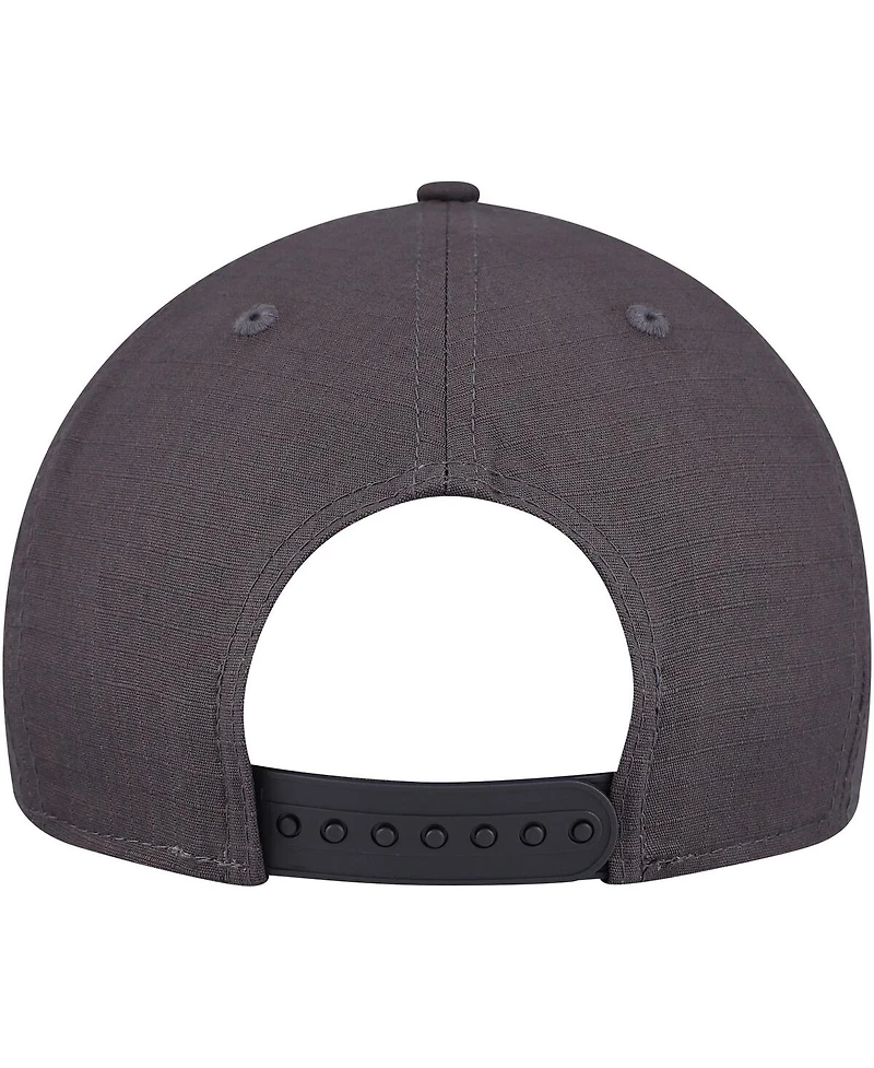 New Era Men's Charcoal Michigan Wolverines Team Elevated 9SEVENTY Adjustable Hat