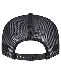 New Era Men's Black Pittsburgh Pirates Bikini Bottom Trucker 9FIFTY Snapback Hat