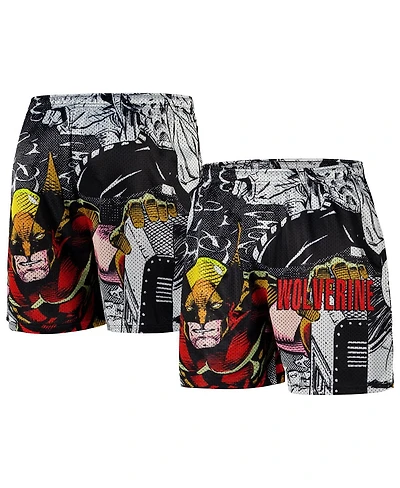 Chalk Line Men's White X-Men Wolverine Retro Shorts