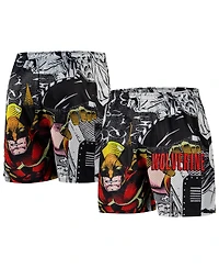 Chalk Line Men's White X-Men Wolverine Retro Shorts