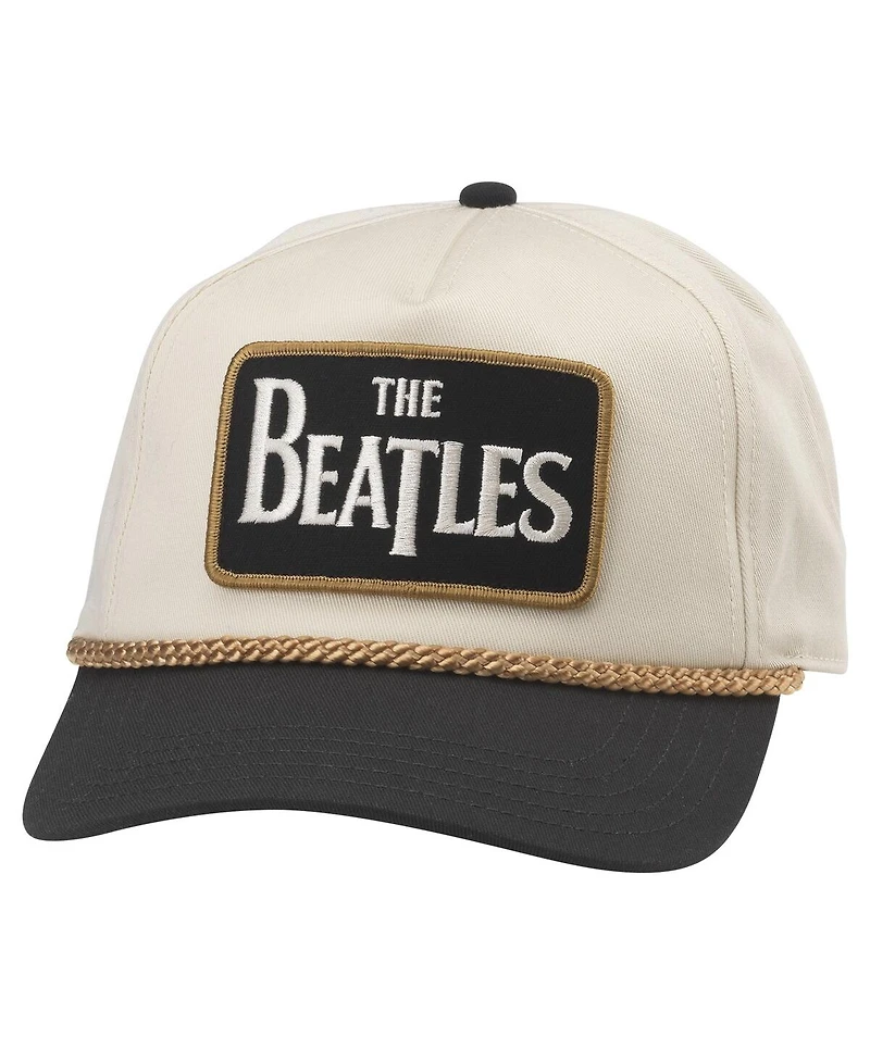 American Needle Men's Cream The Beatles Roscoe Adjustable Hat