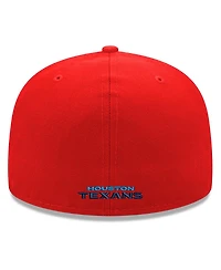 New Era Men's Red Houston Texans Omaha 59FIFTY Fitted Hat
