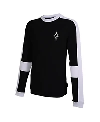 Stadium Essentials Men's and Women's Black Las Vegas Aces Half Time Long Sleeve T-Shirt