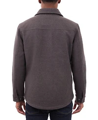 Lucky Brand Men's Quilted Wool Shirt Jacket
