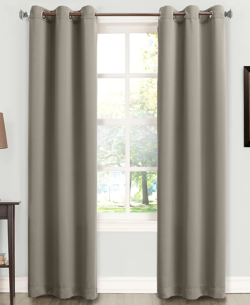 Tabbey Room Darkening Grommet Curtain Panel