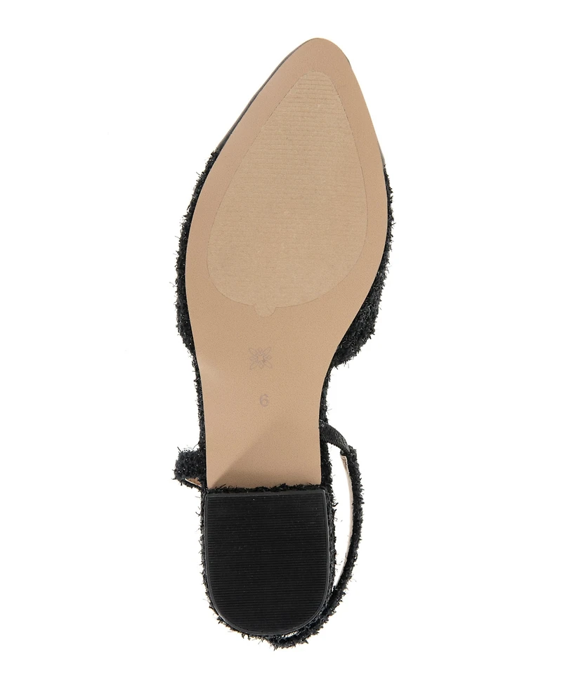 BCBGeneration Women's Tillie Cap Toe Slingback Block Heel Pumps