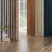 Amherst Velvet Noise Reducing Thermal Extreme 100% Blackout Back Tab Curtain Panel