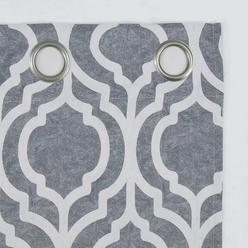 Eldon Trellis Print Blackout Grommet Curtain Panel