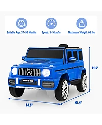 12V Mercedes-Benz G63 Licensed Kids Ride On Car with Remote Control