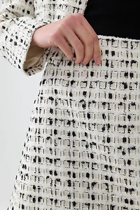 Nocturne Women's Tweed Mini Skirt