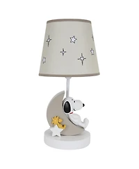 Bedtime Originals Snoopy Love w/ Woodstock Hand-Painted Lamp with Shade & Bulb