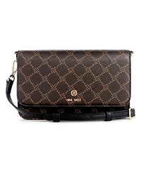 Nine West Women's Lockup 9 Phone Crossbody Wallet
