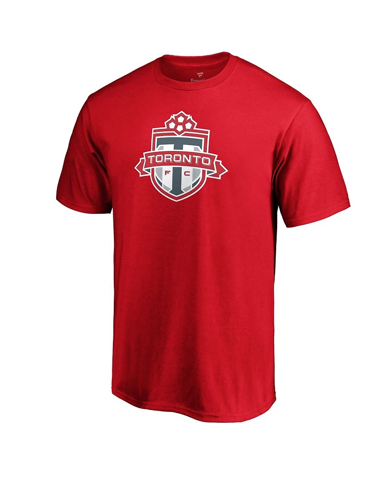 Fanatics Men's Red Toronto Fc Logo T-Shirt