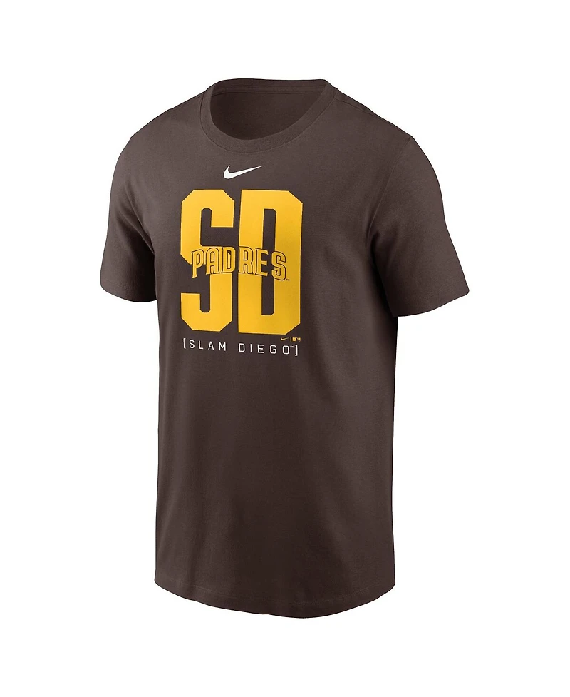 Nike Men's Brown San Diego Padres Scoreboard T-Shirt