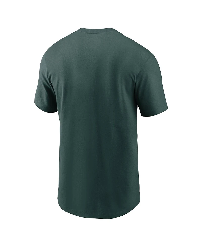 Nike Men's Green Michigan State Spartans Baseball T-Shirt