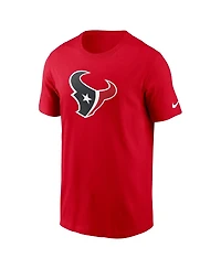 Nike Men's Red Houston Texans Fan Gear Primary Logo T-Shirt